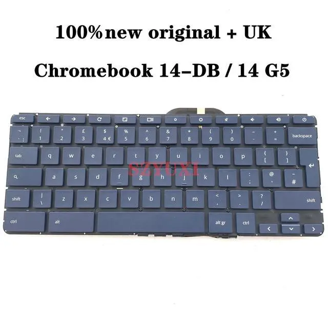 Main image of 100%UK laptop keyboard ForChromebook 14-DB 14A G5 NSK-XL4SQ L46013-031