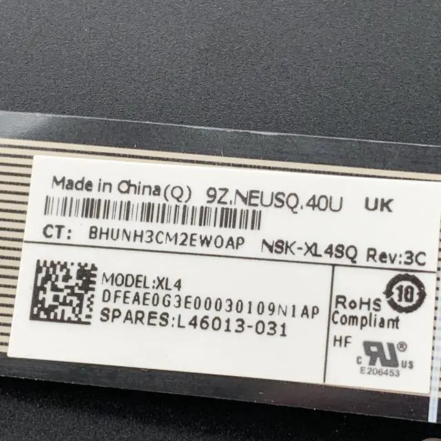Alt view image 3 of 3 - 100%UK laptop keyboard ForChromebook 14-DB 14A G5 NSK-XL4SQ L46013-031