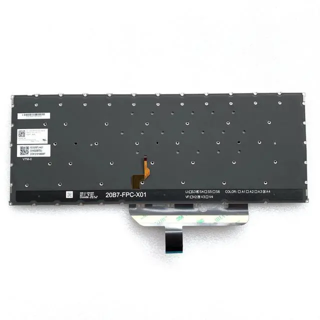 Alt view image 3 of 3 - 100%UK For Chromebook Flip CX5 CX5400 keyboard with backlight big enter 0KN1-D51UK12 ASM20B7