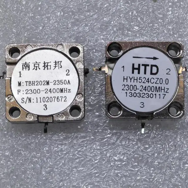 Main image of TBH202M-2350A 2300-2400Mhz HYH524CZ0.0/2300-2400Mhz 2.3-2.4Ghz Microwave RF Circulator Isolator 19*19