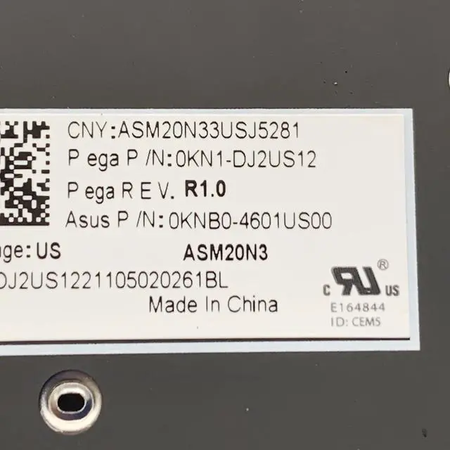 Alt view image 3 of 3 - 100%US Keyboard for ZenBook 14X UX5400 UX5400E UX5400EA UX5400EG backlight keyboard 0NK1-DJ2US12 ASM20N3