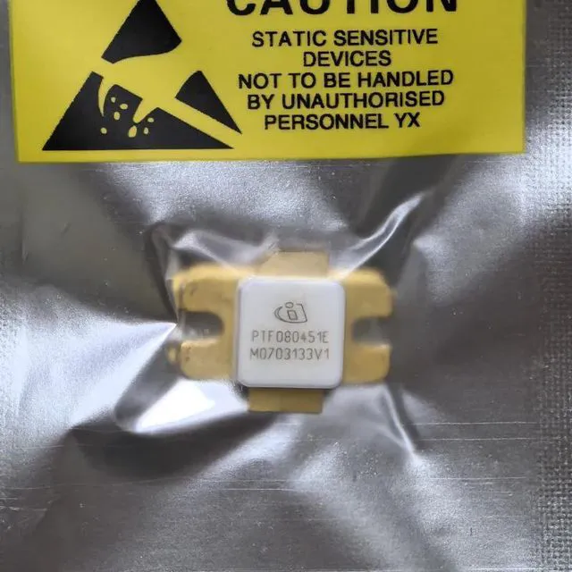 Alt view image 2 of 2 - PTF080451E RF Tube LDMOS RF Power Field Effect Transistor 45W 869-960MHz