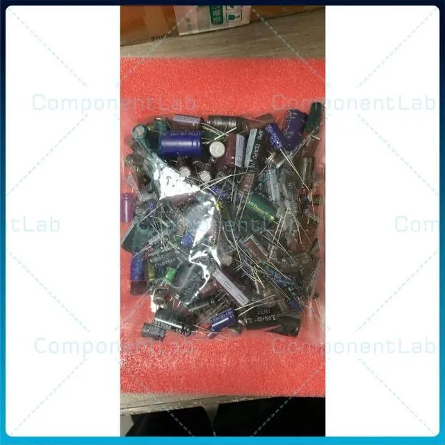 Main image of Polarized Electrolytic Capacitor Pack Repair Parts Welded Mixed Capacitors Random Mixed Packed 410g