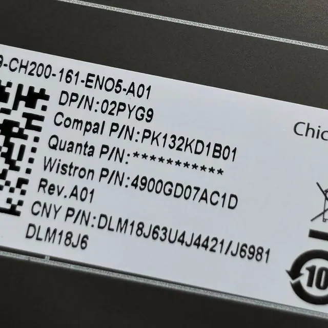 Alt view image 3 of 3 - 100%US English For Inspiron 7490 laptop keyboard with backlight silver 2PYG9 02PYG9