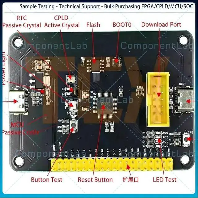 Alt view image 2 of 3 - AGRV2KL48 AGM CPLD development board FPGA Domestic substitution for ALTERA AG32VF303CCT6