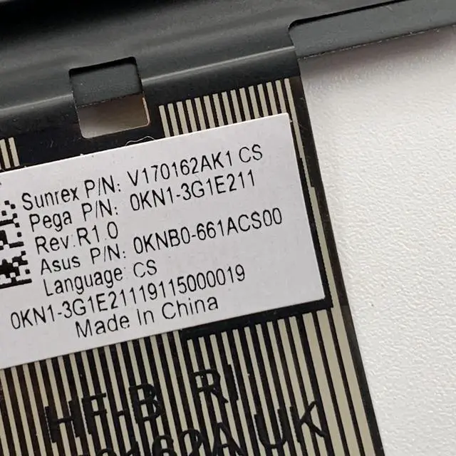 Alt view image 3 of 3 - 100%CZ CS For ROG Strix GL504 GL504G GL504GM GL504V GL504GS GL504GV keyboard RGB backlight 0KNB0-661ACS00 V170162AK1