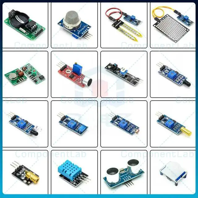 Main image of Raspberry Pi 2 Model B 16-Sensor Kit - Beginner's Experiment Kit