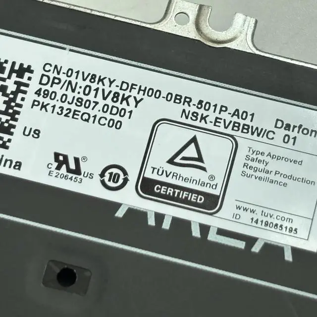 Alt view image 2 of 3 - 100%English US For Latitude 7300 5300 5310 2in1 keyboard with backlight 1V8KY 2RDRV
