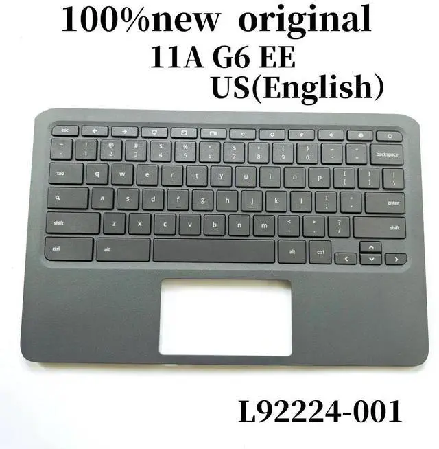 Main image of 100%US English ForChromebook 11A G6 EE keyboard Palmrest Assembly L92224-001