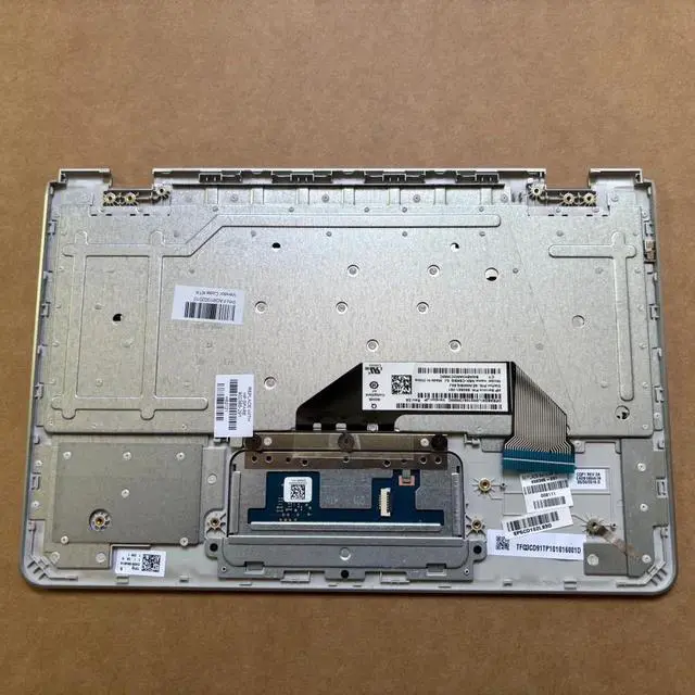 Alt view image 3 of 4 - 100%JA JP silver ForX2 10-P keyboard Palmrest Assembly TOP cover 902365-291