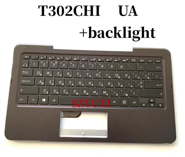 Main image of 100%UA For T302CHI Backlight Keyboard Palmrest Assembly top cover C case 90NB0B51-R31UA0