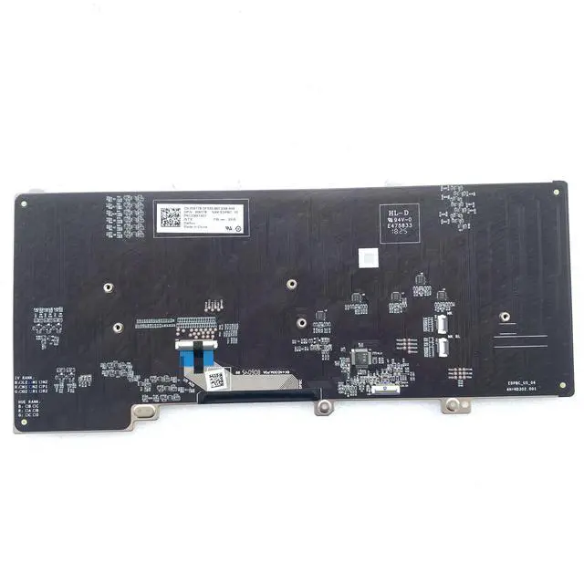 Alt view image 2 of 3 - 100%US English For 15 R4 keyboard RGB backlight 06T78 006T78 NSK-EDPBC PK1326S1A01
