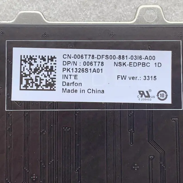 Alt view image 3 of 3 - 100%US English For 15 R4 keyboard RGB backlight 06T78 006T78 NSK-EDPBC PK1326S1A01