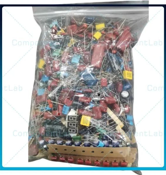 Alt view image 2 of 3 - 500g hybrid electronic component package, triode, gold-plated in-line connector, etc.