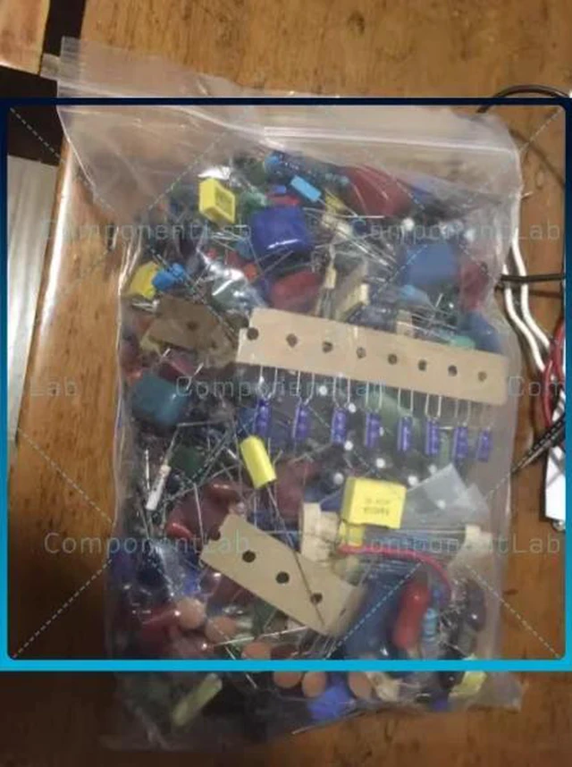 Alt view image 3 of 3 - 500g hybrid electronic component package, triode, gold-plated in-line connector, etc.