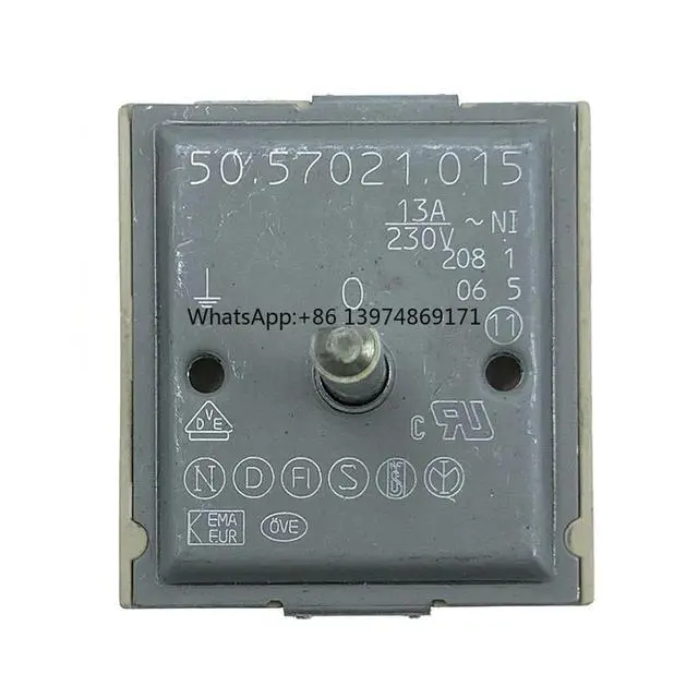 Alt view image 2 of 4 - 50.57021.015 EGO Single Energy Regulator Stove/Cooktop Control Switch Electric Range Infinite Switch Compatible 50.57021.010