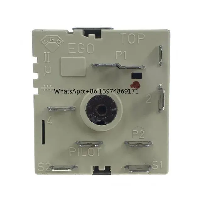 Alt view image 3 of 4 - 50.57021.015 EGO Single Energy Regulator Stove/Cooktop Control Switch Electric Range Infinite Switch Compatible 50.57021.010