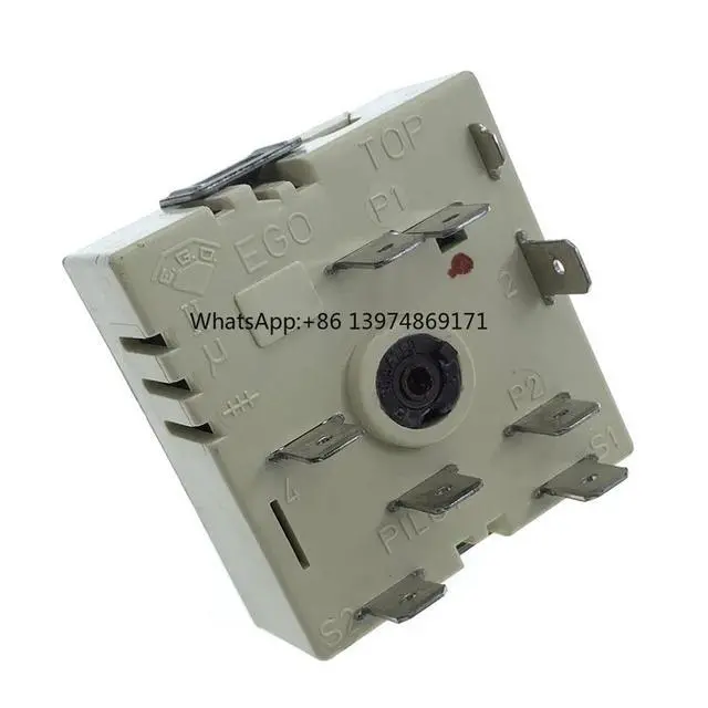 Alt view image 4 of 4 - 50.57021.015 EGO Single Energy Regulator Stove/Cooktop Control Switch Electric Range Infinite Switch Compatible 50.57021.010