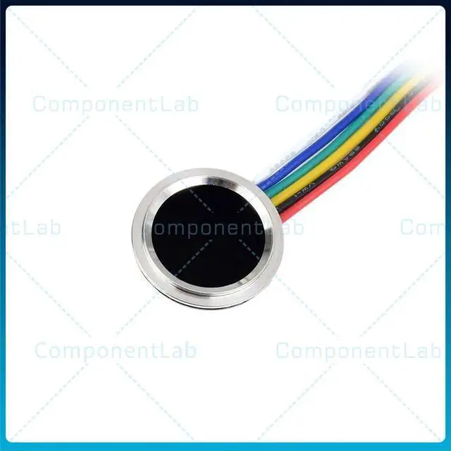 Main image of Integrated Capacitive Fingerprint Development Module Touch Sensor 360° Rotatable Recognition UART Interface