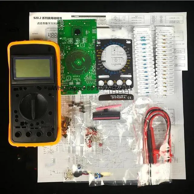 Main image of DT9205A Digital Multimeter Welding Kit Electrical and Electronic Assembly Teaching and Training DIY Production of Parts