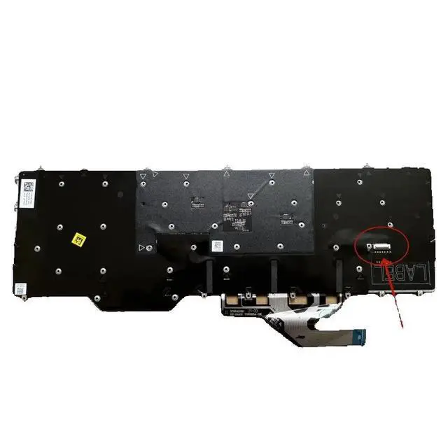 Alt view image 2 of 3 - 100%FR French For M17 R2 R3 Laptop Keyboard with RGB Backlight KM9VD 0KM9VD