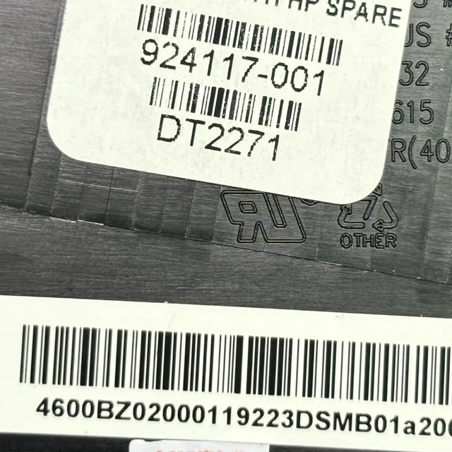Alt view image 3 of 3 - 100%US English Forpavilion 14M-BA series Laptop Keyboard Palmrest Upper Cover 924117-001
