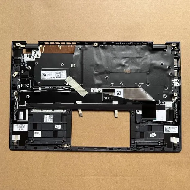 Alt view image 2 of 3 - 100%English For vostro 5300 5301 laptop keyboard Palmrest Assembly TOP cover C case No-backlight 4FH2H JRK2K