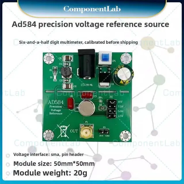 Alt view image 2 of 3 - AD584 voltage reference 2.5V/5V/7.5V/10V high-precision reference voltage source Voltage meter calibration