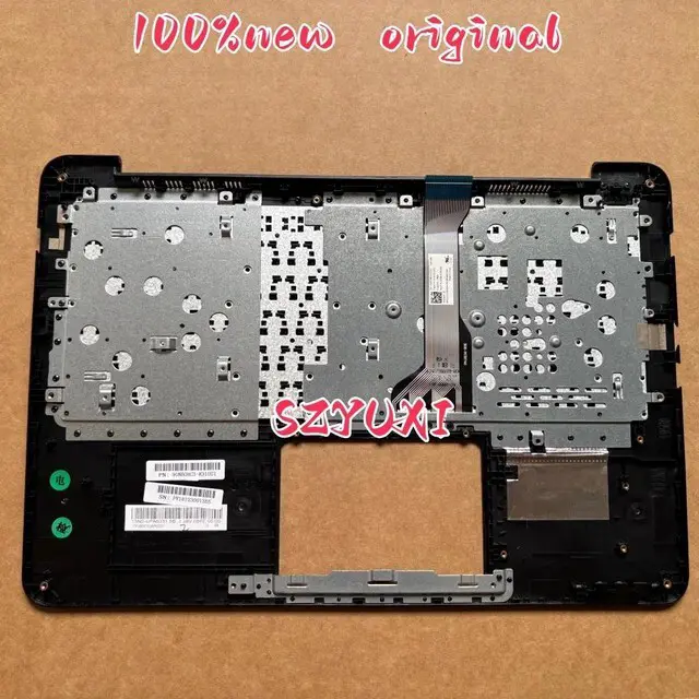 Alt view image 2 of 3 - 100%US English For E402 E402W E402WA Laptop keyboard Palmrest Assembly top cover C case BLUE 90NB0HC3