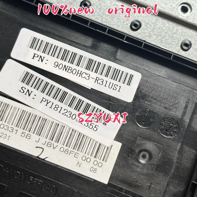 Alt view image 3 of 3 - 100%US English For E402 E402W E402WA Laptop keyboard Palmrest Assembly top cover C case BLUE 90NB0HC3