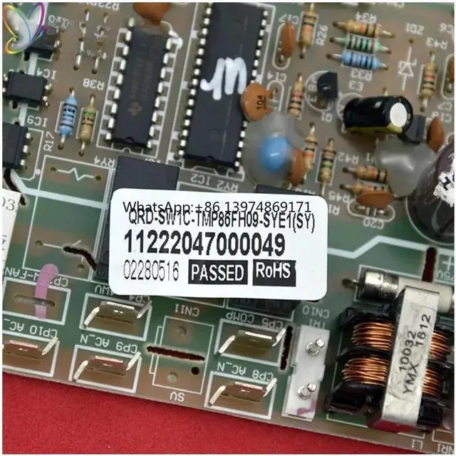 Alt view image 2 of 2 - for air conditioner sx-sw1t1-tmp86fh09-v1 computer board QRD-SW1C-TMP86FH09-SYE1 11222047000049