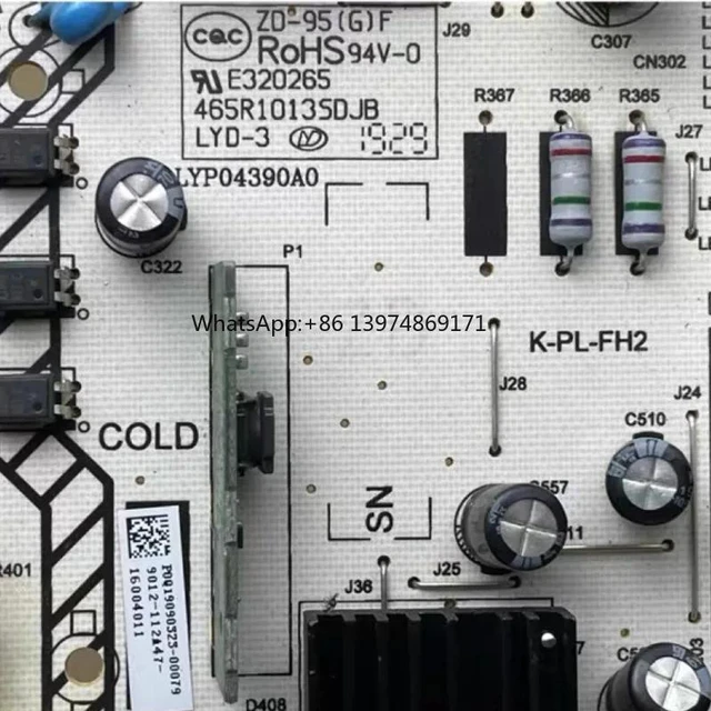 Alt view image 3 of 3 - T65DK20W power supply board ZD-95(G)F LYD-3 K-PL-FH2 465R1013