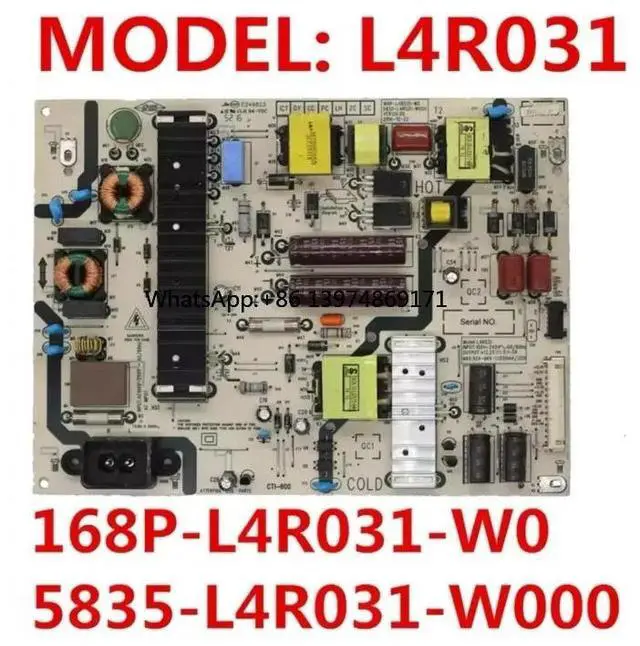 Main image of L4R031 P5259A 168P-L4R031-W0 168P-L4R031-W1 5835-L4R031-W000 Power Board for 43UJ6200-UA 43UJ620V-ZA 43UJ620V TV