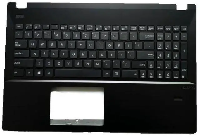 Main image of 100%US English For P2540 P2540UB laptop keyboard Palmrest Assembly C case top cover No-backlight 90NX01N1-R30110