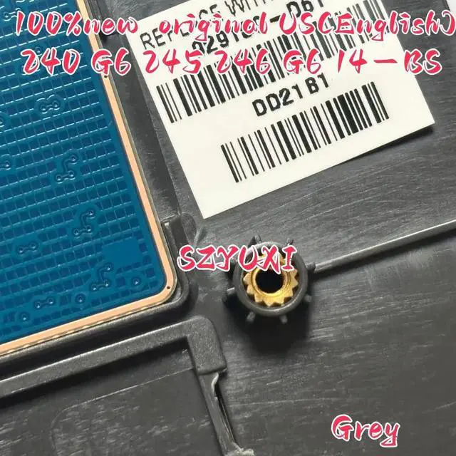 Alt view image 3 of 3 - 100%US English Grey For240 245 246 G6 14-BS 14-BW 14G-BR TPN-Q186 laptop keyboard Palmrest Assembly TOP cover 929159-001