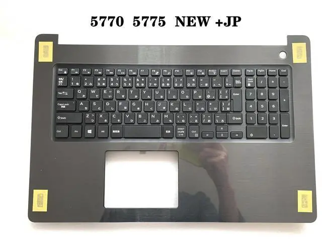 Main image of Japanese JP For Inspiron 17 5770 5775 Palmrest Keyboard Assembly Balck 0JJV4T JJV4T 04DNW1 4DNW1