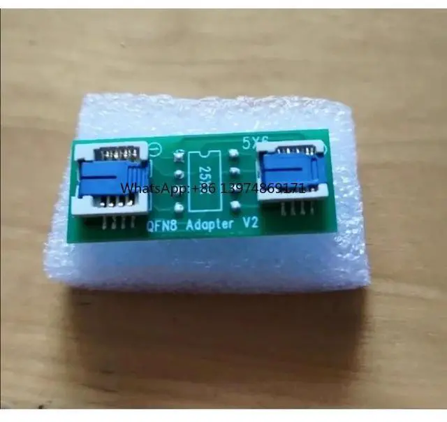 Alt view image 2 of 3 - QFN8 Test Socket WSON8 MLF8 DFN8 Chip DIP8 Flip Cover 6*8 5*6 Burning Socket 6X8 5X6