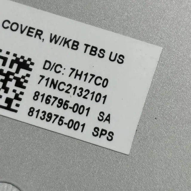 Alt view image 3 of 3 - 100%US For15-AC 15-AF Laptop Keyboard Palmrest Upper TOP Cover C case No-backlight 816795-001 813795-001