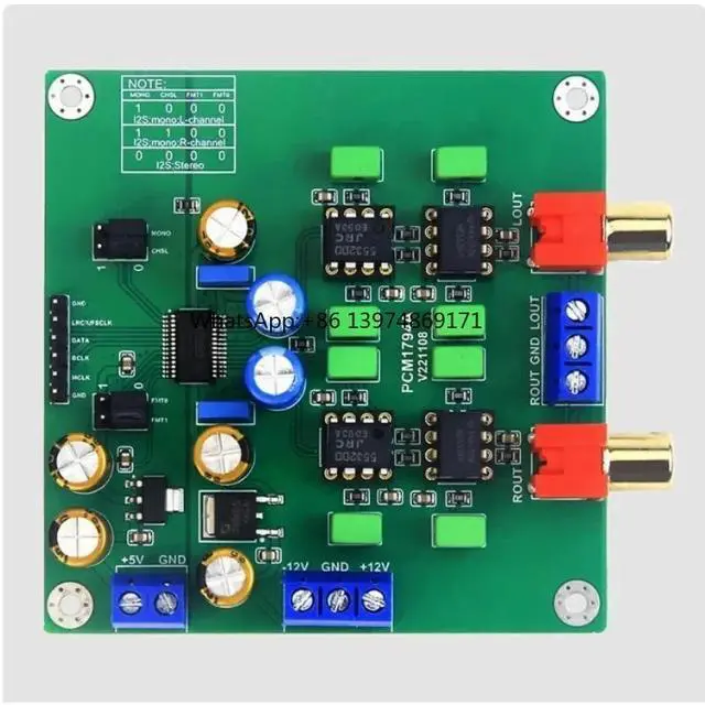 Main image of Nvarcher HiFi PCM1794A DAC Audio Decoder 24Bit 192kHz Decoding Module 5532*2+5534*2