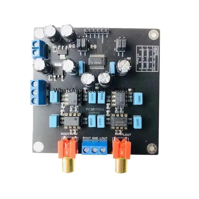 Alt view image 2 of 3 - Nvarcher HiFi PCM1794A DAC Audio Decoder 24Bit 192kHz Decoding Module 5532*2+5534*2