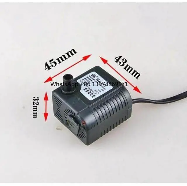 Alt view image 2 of 3 - HJ-311 2W Mini Aquarium Submersible Pump 300L/H Fish Tank Water Circulation Filter Pump