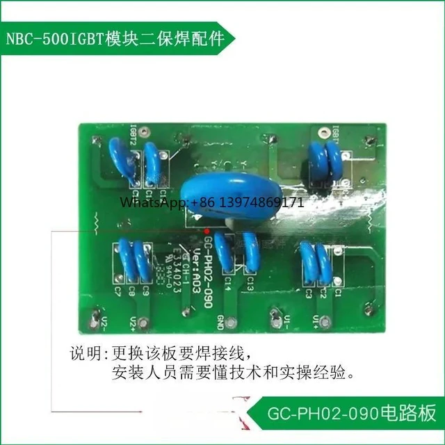 Alt view image 2 of 2 - NBC-500IGBT Dual-protection Welding Machine GC-PH02-090 Absorption Board Circuit Board