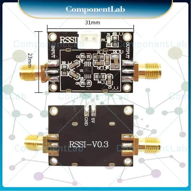 Alt view image 2 of 3 - 2pcs AD8310 module, DC-440M logarithmic detector, 90dB logarithmic amplifier, voltage output