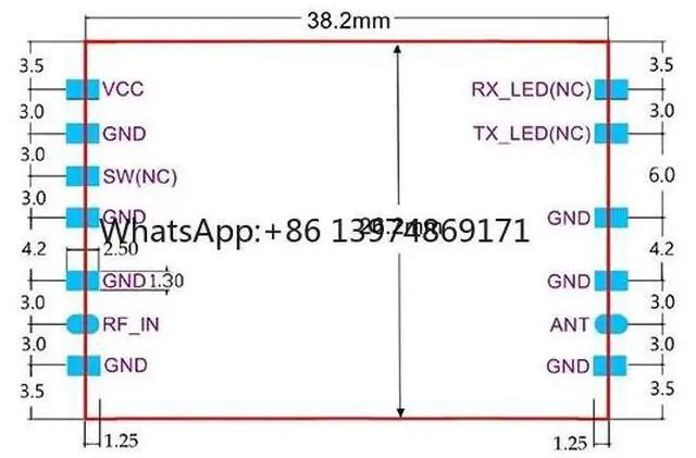 Alt view image 2 of 3 - AB-IOT868-SMA Module 868/915MHz Bidirectional Signal Amplifier 863-870M902-928M IoT RFID Signal Enhancer