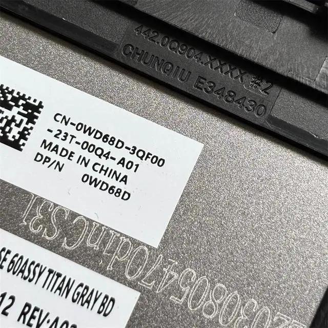 Alt view image 4 of 4 - 100%US GRAY For vostro 15 5620 5625 laptop keyboard Palmrest Assembly TOP cover C case backlight WD68D TC5R0
