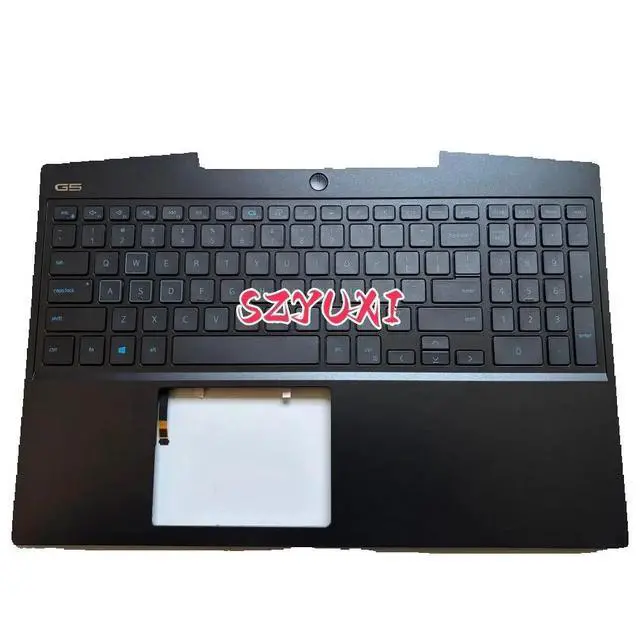 Alt view image 2 of 3 - 100%US English For G5 5500 laptop keyboard Palmrest Assembly TOP cover C case 1RPF5 60V8M 80W 3-cell
