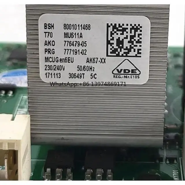 Alt view image 3 of 3 - for Washing machine motherboard computer board IQ300 IQ500 IQ700 8001011468 776479-05 777191-02 Washing machine part