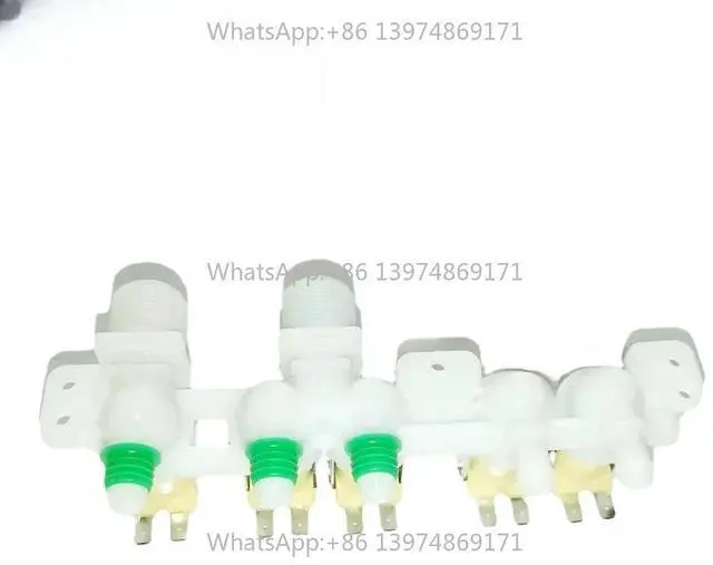 Alt view image 2 of 3 - Electric Water Inlet Solenoid Valve DC97-15459K For Drum Washing Machine 220V C-076-19-B13 Five-head Washer Part