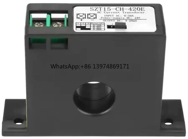 Main image of SZT15-CH-420E Current Transducer Transmitter Transformer Sensor AC Current Converter 0-50A