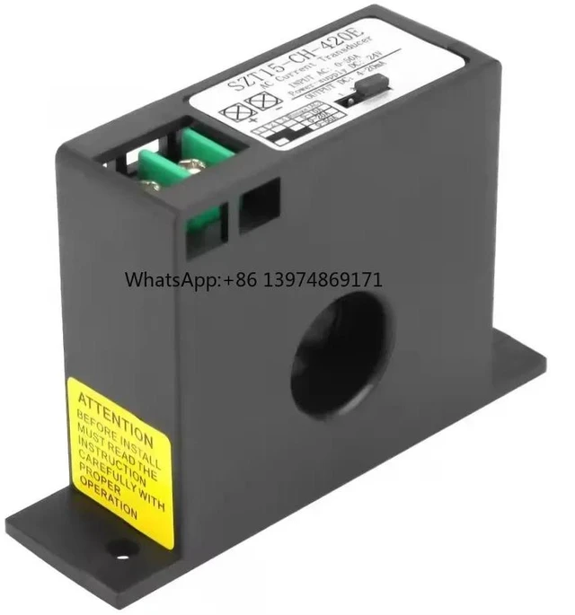 Alt view image 2 of 3 - SZT15-CH-420E Current Transducer Transmitter Transformer Sensor AC Current Converter 0-50A